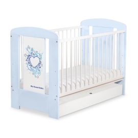 Baby cot bed 120x60cm Chic with drawer STANDARD