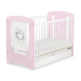 Baby cot bed 120x60cm Chic with drawer STANDARD