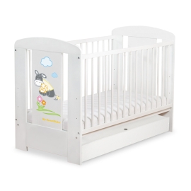 Baby cot bed 120x60cm Donkey Luca with drawer STANDARD