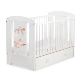 Baby cot bed 120x60cm Friends with drawer MAXI