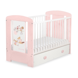 Baby cot bed 120x60cm Friends with drawer MAXI