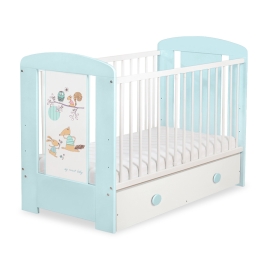 Baby cot bed 120x60cm Friends with drawer MAXI