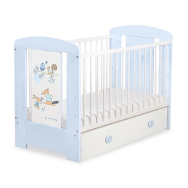Baby cot bed 120x60cm Friends with drawer MAXI