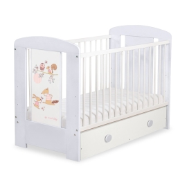 Baby cot bed 120x60cm Friends with drawer MAXI