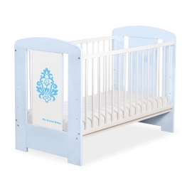 Baby cot bed 120x60cm Glamour Blue-3