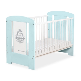 Baby cot bed 120x60cm Glamour Mint-1