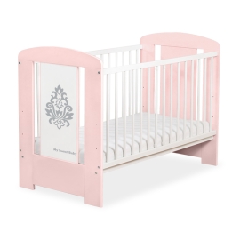 Baby cot bed 120x60cm Glamour no. 5015-01-1