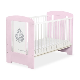 Baby cot bed 120x60cm Glamour Pink-1