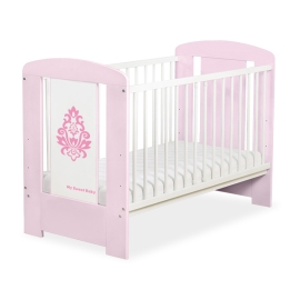 Baby cot bed 120x60cm Glamour Pink-2