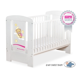 Baby cot bed 120x60cm Good Night White Model: 806