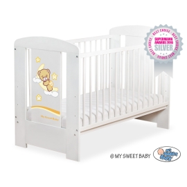 Baby cot bed 120x60cm Good Night White Model: 810