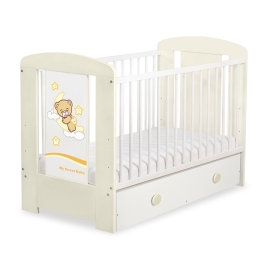 Baby cot bed 120x60cm Good Night with drawer MAXI