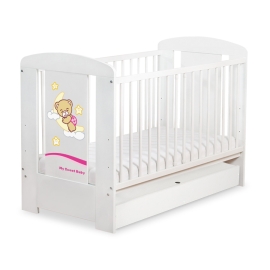 Baby cot bed 120x60cm Good Night with drawer STANDARD