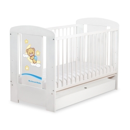 Baby cot bed 120x60cm Good Night with drawer STANDARD