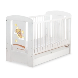 Baby cot bed 120x60cm Good Night with drawer STANDARD
