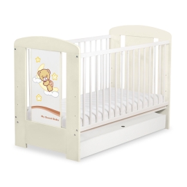 Baby cot bed 120x60cm Good Night with drawer STANDARD