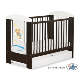 Baby cot bed 120x60cm Good Night with drawer STANDARD