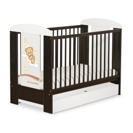 Baby cot bed 120x60cm Good Night with drawer STANDARD