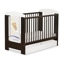 Baby cot bed 120x60cm Good Night with drawer STANDARD