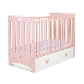 Baby cot bed 120x60cm Lorenzo III with drawer MAXI