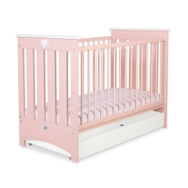 Baby cot bed 120x60cm Lorenzo III with drawer STANDARD
