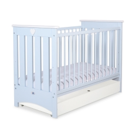Baby cot bed 120x60cm Lorenzo III with drawer STANDARD