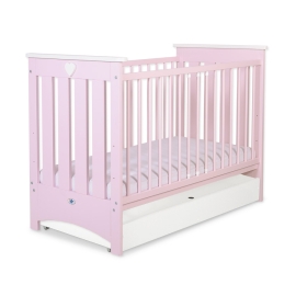 Baby cot bed 120x60cm Lorenzo III with drawer STANDARD