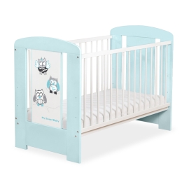 Baby cot bed 120x60cm Owls no. 5017-02-431