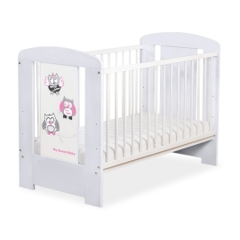 Baby cot bed 120x60cm Owls no. 5017-06-429