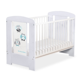 Baby cot bed 120x60cm Owls no. 5017-06-431