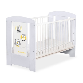 Baby cot bed 120x60cm Owls no. 5017-06-432