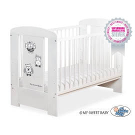 Baby cot bed 120x60cm Owls White Model: 430