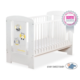 Baby cot bed 120x60cm Owls White Model: 432