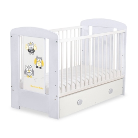 Baby cot bed 120x60cm Owls with drawer MAXI