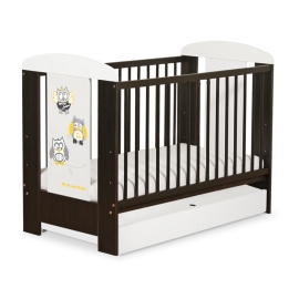Baby cot bed 120x60cm Owls with drawer STANDARD