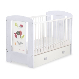 Baby cot bed 120x60cm Secret forest with drawer MAXI