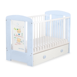 Baby cot bed 120x60cm Sweet bears with drawer MAXI