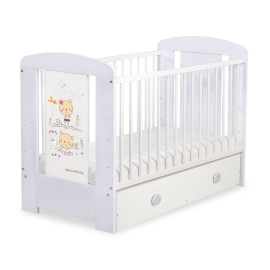 Baby cot bed 120x60cm Sweet bears with drawer MAXI