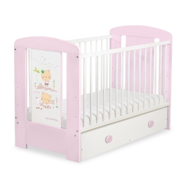 Baby cot bed 120x60cm Sweet bears with drawer MAXI