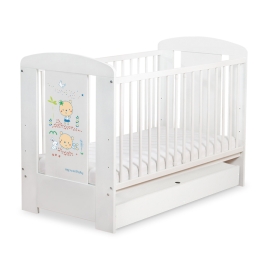 Baby cot bed 120x60cm Sweet bears with drawer STANDARD