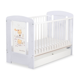 Baby cot bed 120x60cm Sweet bears with drawer STANDARD