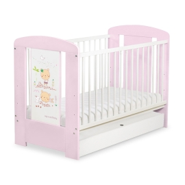 Baby cot bed 120x60cm Sweet bears with drawer STANDARD