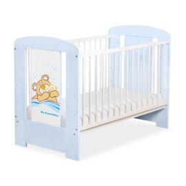 Baby cot bed 120x60cm Tedy Bear Barnaba no. 5005-03-803