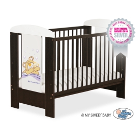 Baby cot bed 120x60cm Tedy Bear Barnaba no. 5005-04-801