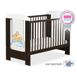Baby cot bed 120x60cm Tedy Bear Barnaba no. 5005-04-803