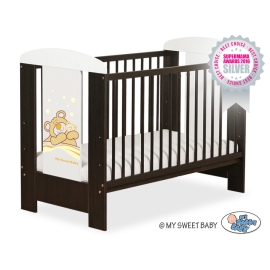 Baby cot bed 120x60cm Tedy Bear Barnaba no. 5005-04-804