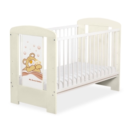Baby cot bed 120x60cm Tedy Bear Barnaba no. 5005-10-805