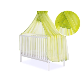 Baby Cot Bed Mosquito-net made of tulle - green