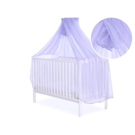 Baby Cot Bed Mosquito-net made of tulle - lilac