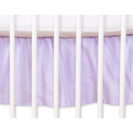 Baby cot decorative skirt dust Ruffle-Masking flounce 140x70cm- Teddy Bear Barnaba lilac